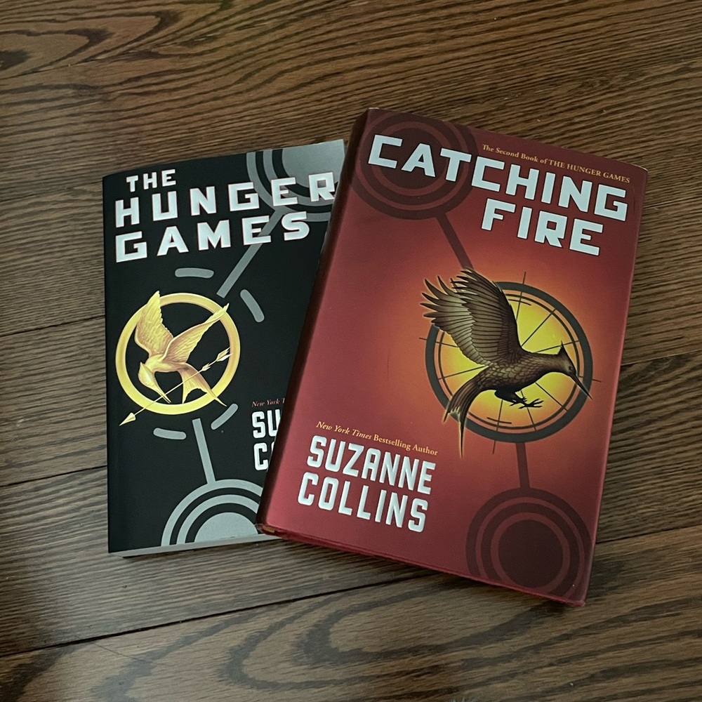 The Hunger Games Book 1 and 2 by Suzanne Collins